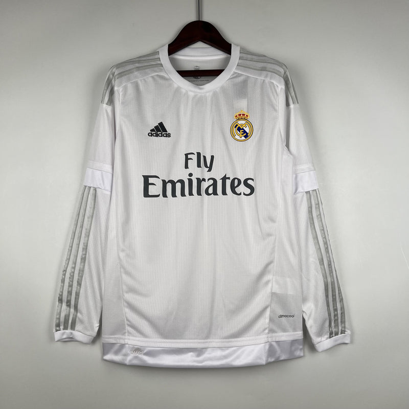 Real Madrid Retro Home Jersey 2015/2016 - Long Sleeve