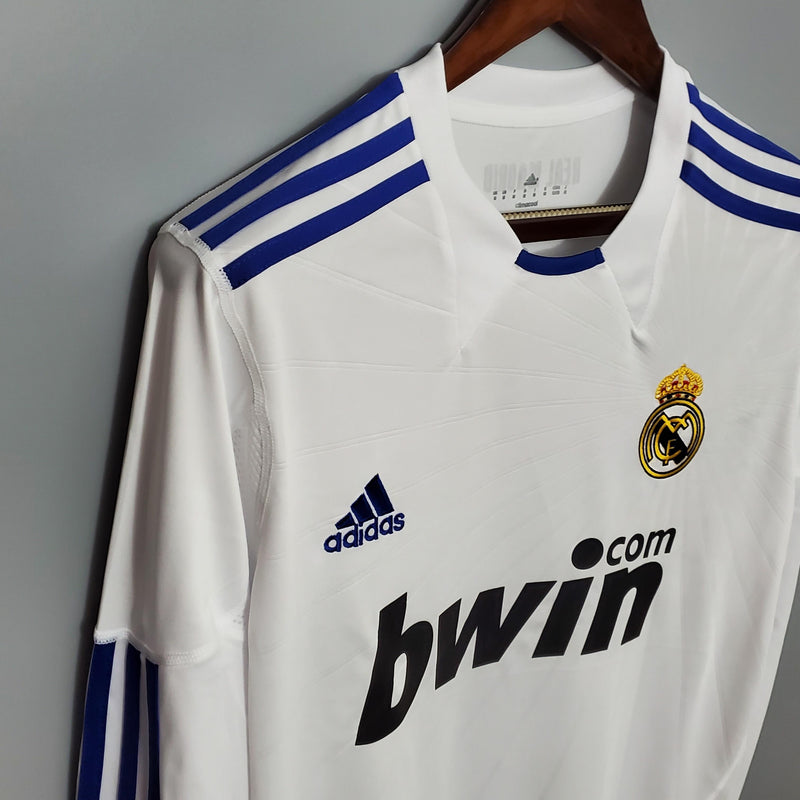 Real Madrid Retro Home Jersey 2010/2011 - Long Sleeve