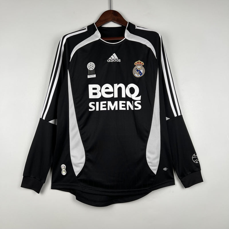 Real Madrid Retro Away Jersey 2006/2007 - Long Sleeve