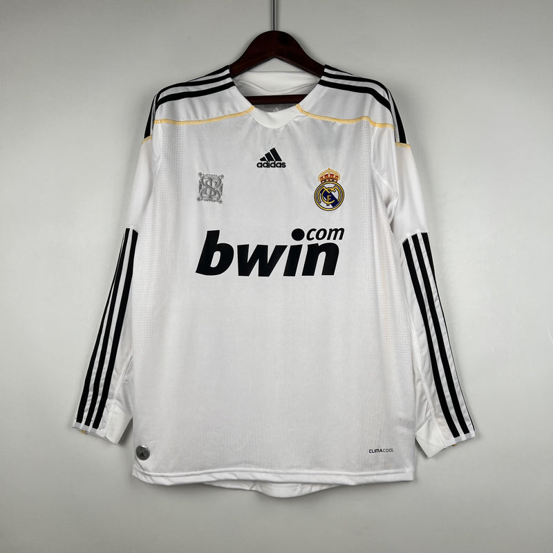 Real Madrid Retro Home Jersey 2009/2010 - Long Sleeve