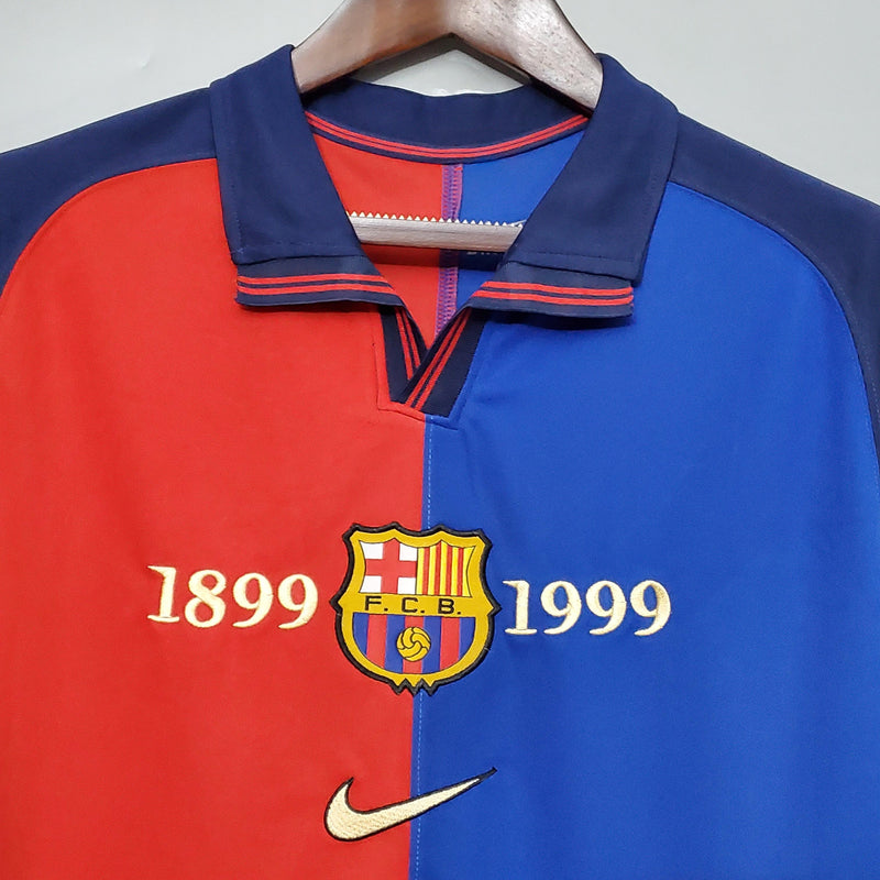 Barcelona Retro 100th Anniversary Jersey 1999