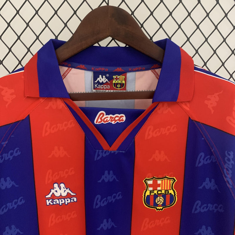 Barcelona Retro Home Jersey 1996/1997 - Long Sleeve