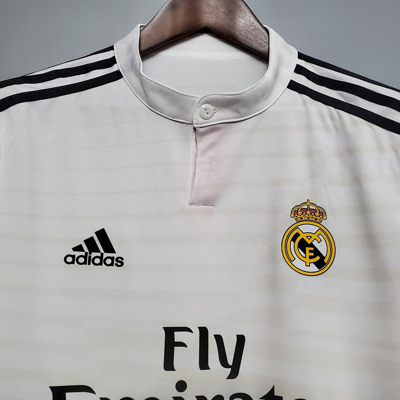 Real Madrid Retro Home Jersey 2014/2015 - Long Sleeve