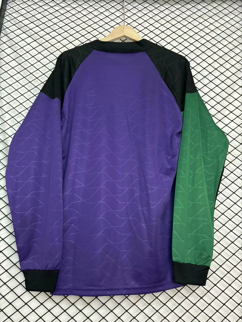 Newcastle Retro Home Jersey 1995/1996 GK Goalkeeper Purple - Long Sleeve