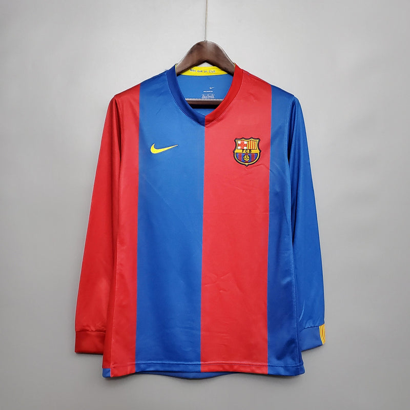 Barcelona Retro Home Jersey 2006/2007 - Long Sleeve