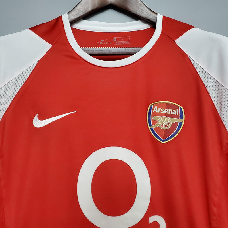 Arsenal Retro Jersey home 2002/04