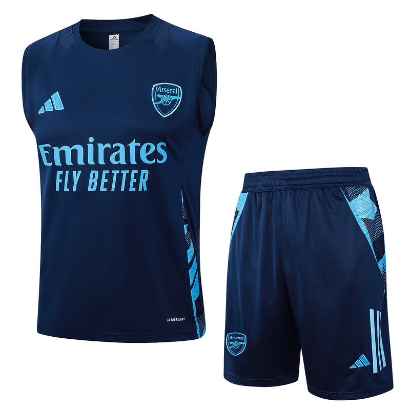 Arsenal Kit Training IV Jersey + Shorts - No Sleeve