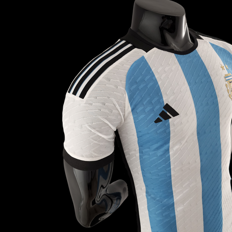 Argentina Copa del Mundo Camiseta 2022 - Versión Jugador