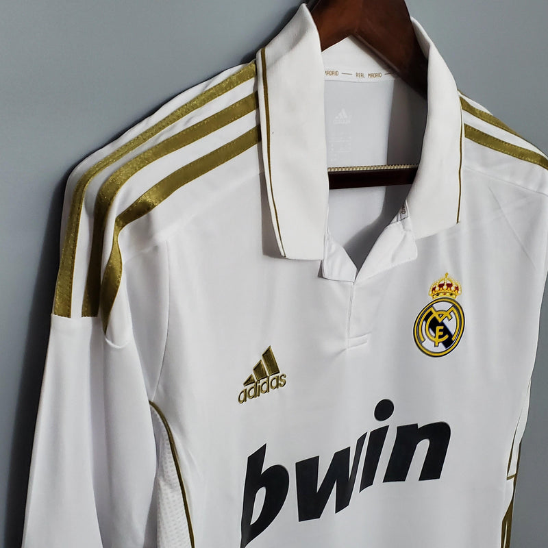 Real Madrid Retro Home Jersey 2011/2012 - Long Sleeve