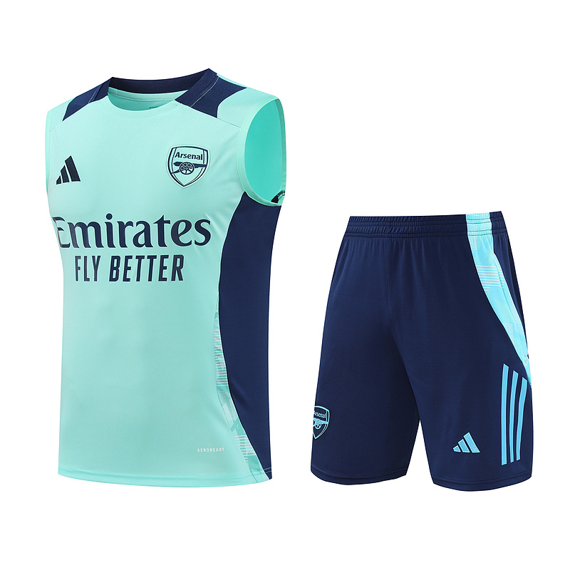 Arsenal Kit Training II Jersey + Shorts - No Sleeve